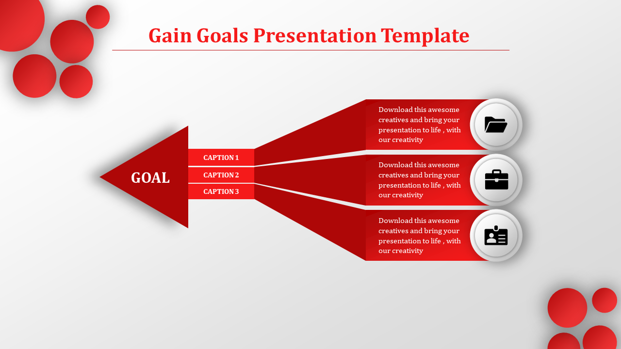goals presentation template-Gain Goals Presentation Template